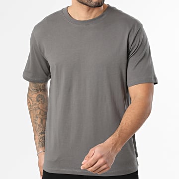 JJ Rebel - Tee Shirt Brocky Gris Anthracite