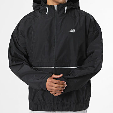 New Balance - Casaco Capuz Zíper Oversize MJO5BX Preto