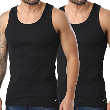 Nike - Pack de 2 Camisetas sin mangas KE1274 Negro