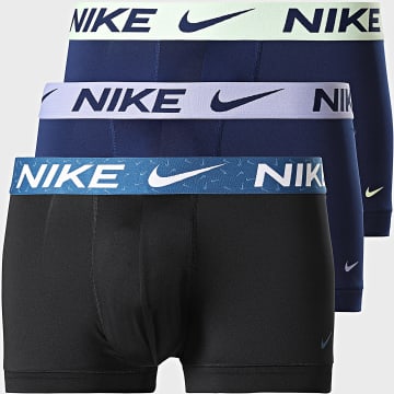 Nike - Lot De 3 Boxers Dri-FIT Essential Micro KE1156 Bleu Marine Vert Clair Violet Clair