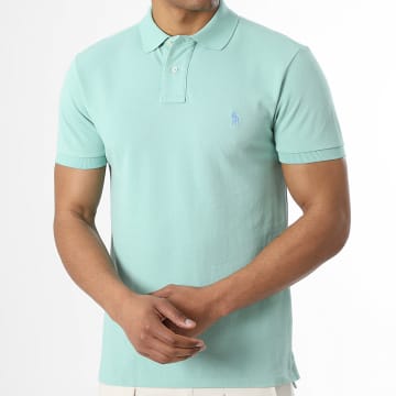 Polo Ralph Lauren - Polo Manches Courtes Slim Original Player Vert Clair