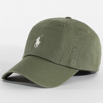 Polo Ralph Lauren - Casquette Original Player Vert Kaki Beige Clair