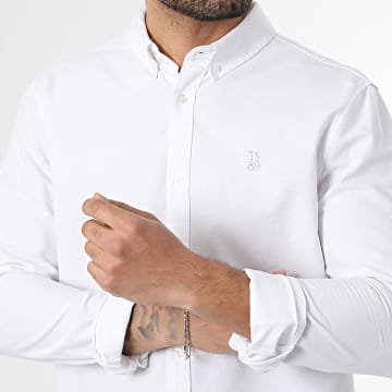 Teddy Smith - Chemise Manches Longues Stan 10717779D Blanc
