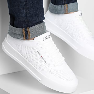 Tommy Hilfiger - Baskets Court Knit 5823 White