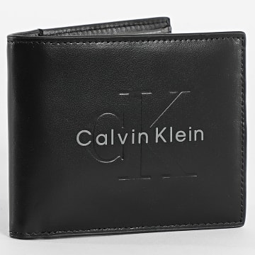 Calvin Klein - Portefeuille Bold Bifold 1156 Noir Gris