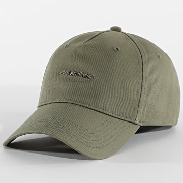 Calvin Klein - Casquette Cotton Twill Standard Logo 5080 Vert Kaki