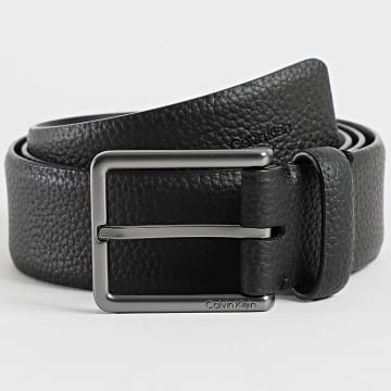 Calvin Klein - Cinturón Warmth Buckle Pebble 7062 Negro
