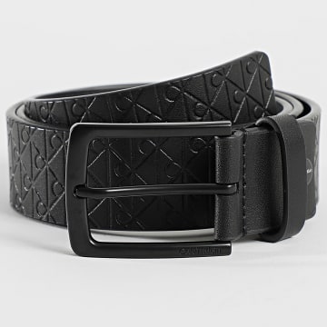 Calvin Klein - Cinturón Casual Pin Hebilla Lisa 7068 Negro