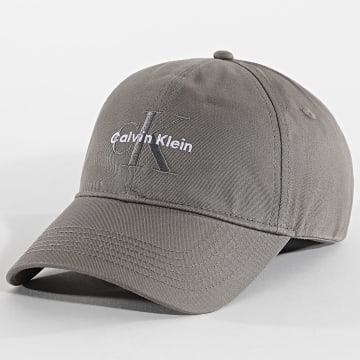 Calvin Klein - Casquette Mono Logo Embroidery 5004 Gris Anthracite