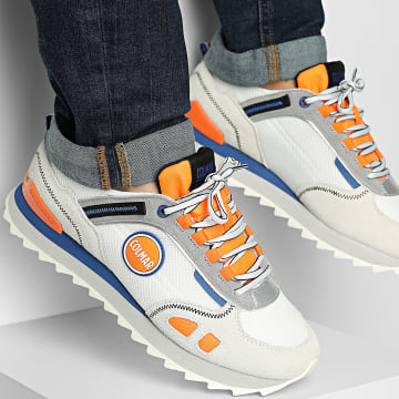 Colmar - Sneakers Travis Sport Crisp Bianco Arancio Blu