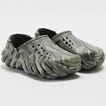 Crocs - Claquettes Echo Marbled Clog Khaki