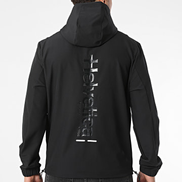 Helvetica - Chaqueta con capucha con cremallera Otawa Negro