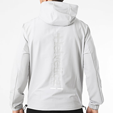Helvetica - Chaqueta con capucha con cremallera Otawa Gris