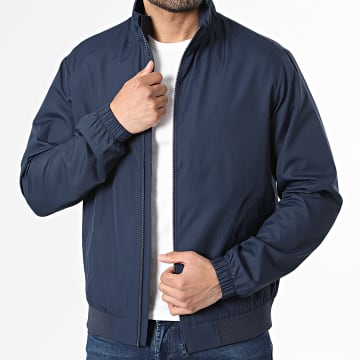 JJ Rebel - Jacket Zip Lane Harrington Navy Blue