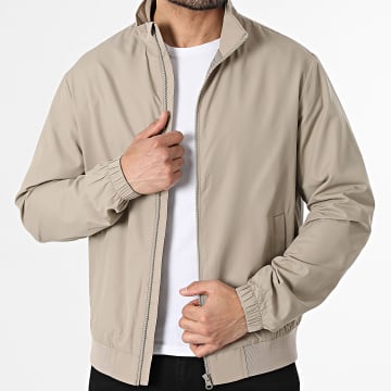 JJ Rebel - Jacket Zip Lane Harrington Beige