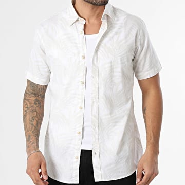 JJ Rebel - Chemise Manches Courtes Kim Beige Clair