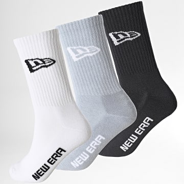 New Era - Pack de 3 Pares de Meias 60771256 Branco Azul Claro Azul Marinho