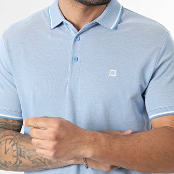 Only And Sons - Polo Maniche Corte Fletcher Blu Chiaro