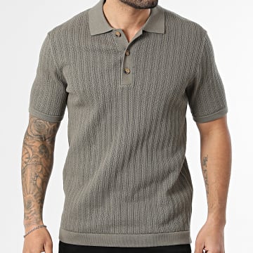Only And Sons - Polo Manches Courtes Moon Taupe