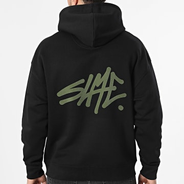 Sale Môme Paris - Sudadera con capucha Relaxed SLME Negro Verde Caqui