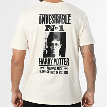 Harry Potter - Tee Shirt Oversize Large Chrome Beige