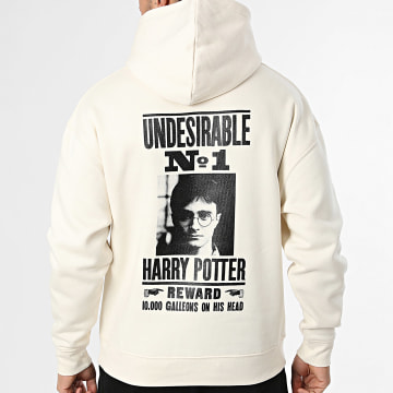 Harry Potter - Sweat Capuche Relaxed Wanted Beige