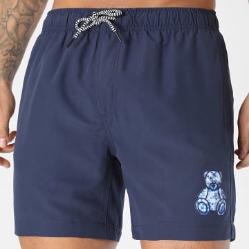 Teddy Yacht Club - Short De Bain Blue Saphyre Bleu Marine