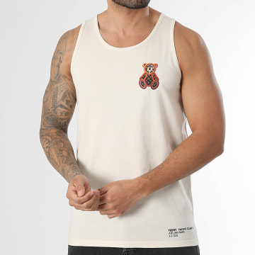 Teddy Yacht Club - Tank Top Small Leather Beige