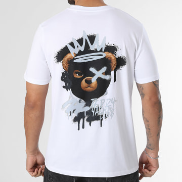 Teddy Yacht Club - Camiseta Oversize Large Bear Grey Blanco