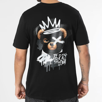 Teddy Yacht Club - Camiseta Oversize Large Bear Grey Negro