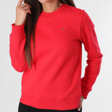 Tommy Jeans - Sweat Crewneck Femme Flag Crew 9959 Rouge