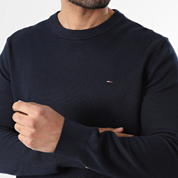 Tommy Jeans - Pull Slim Essential 2853 Bleu Marine