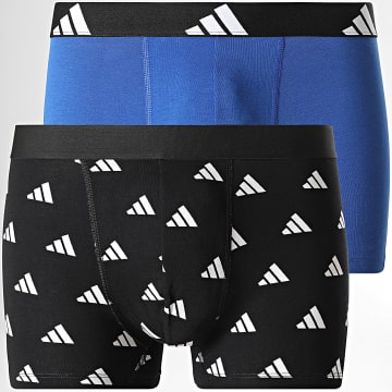 Adidas Sportswear - Lot De 2 Boxers 4AM003 Bleu Roi Noir