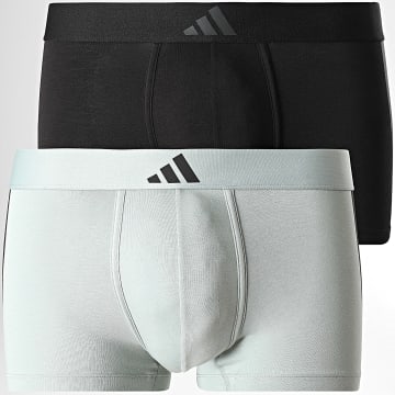Adidas Sportswear - Lot De 2 Boxers A Bandes 4AM008 Noir Gris