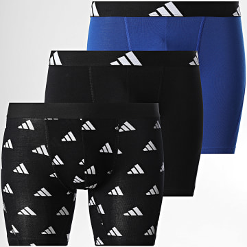 Adidas Performance - Pack de 3 boxers Active Flex Cotton 4AM004 azul real negro