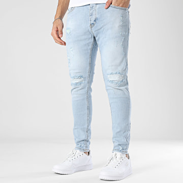 Classic Series - Jean Skinny 581 Blau Washed