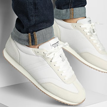 Jack And Jones - Sneakers Burton Runner Wit Onyx No Logo