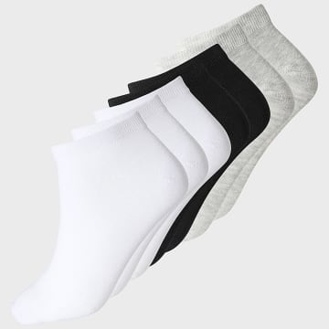 Jack And Jones - Pack of 7 Pairs of Socks Driz Black Grey White