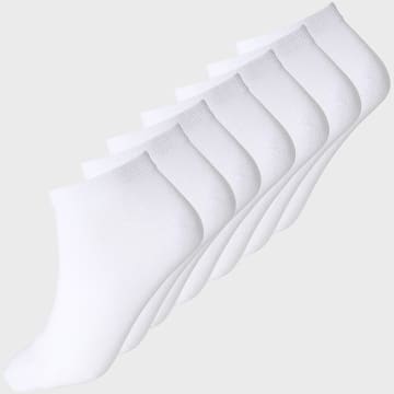 Jack And Jones - Pack of 7 Pairs of Socks Driz White