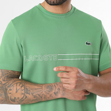 Lacoste - Camiseta Regular Fit Logo Cocodrilo Verde