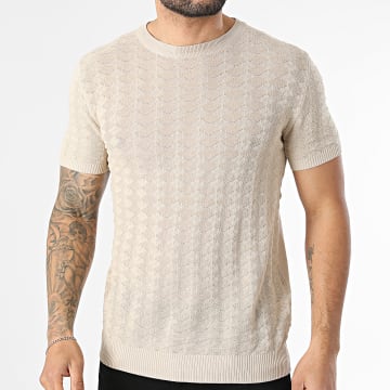 MTX - T-Shirt Strukturstrick 778 Beige
