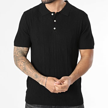 MTX - Polo Kurzarm Strick 047 Schwarz