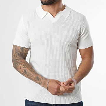 MTX - Polo Kurzarm V-Ausschnitt Maschen 561 Hellbeige