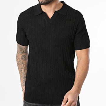 MTX - Polo Kurzarm Strick 800 Schwarz