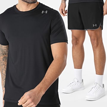 Under Armour - Tracksuit T-Shirts And Jogger Shorts Velociti Pro 6009506 6009511 Black