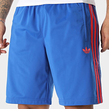 Adidas Originals - Short Jogging A Bandes Firebird KE1372 Bleu Roi Rouge