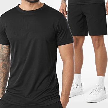 Classic Series - Completo Maglietta E Pantaloncino Da Jogging Nero