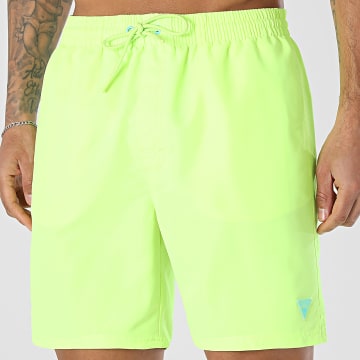 Guess - Short De Bain F6GT24-WG282 Vert Fluo