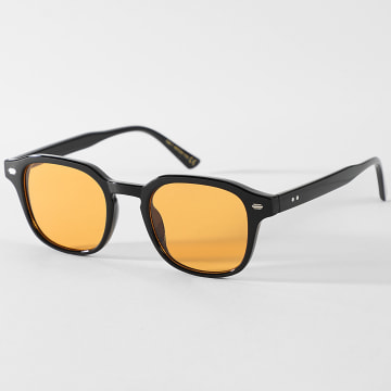 LBO - Lunettes De Soleil Noir Orange