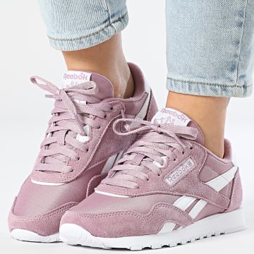 Reebok - Zapatillas Mujer Classic Nylon 100245709 Morado Blanco